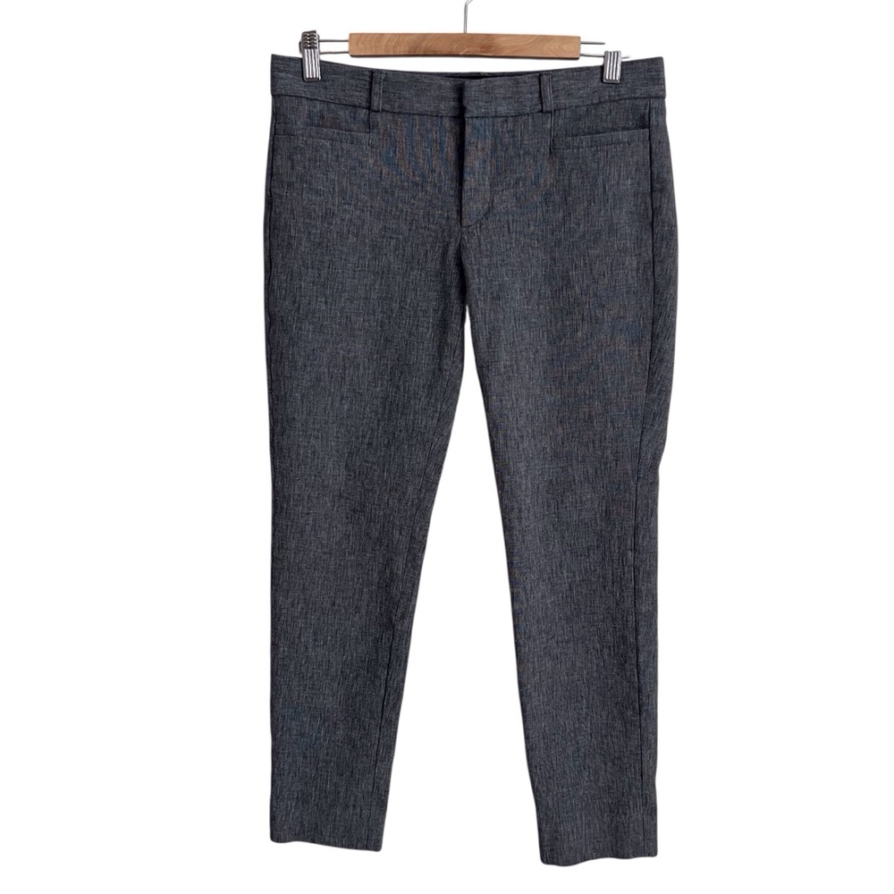 Banana Republic Dark Grey Sloan Pant Grey Trouser Straight Leg Business Casual 4